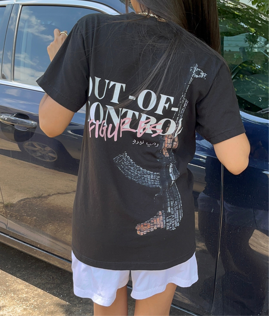 OUT OF CONTROL - PINK TEE